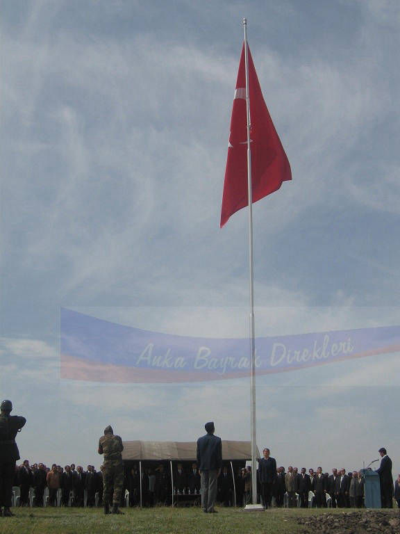 paslanmaz bayrak direği